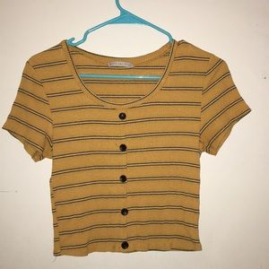 Mustard yellow shirt
